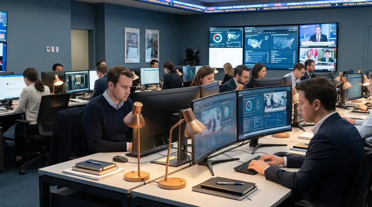 黑料 - 新闻编辑室调查团队工作场景