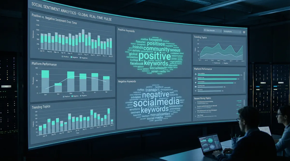 黑料 - 社交媒体舆情分析数据大屏